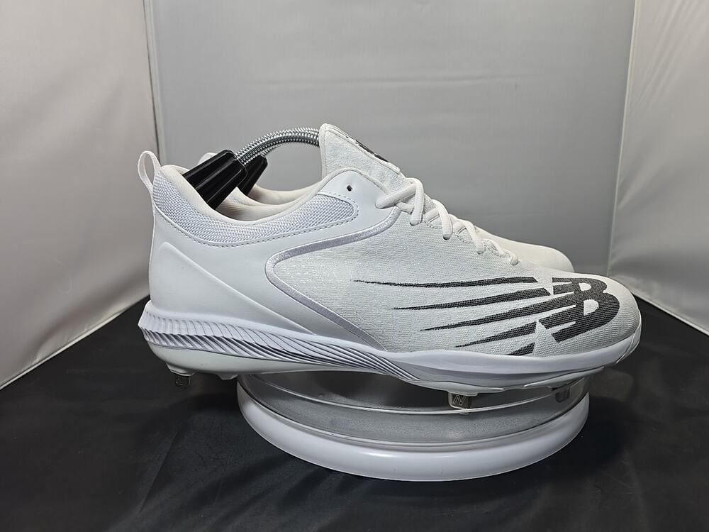 MEN'S SIZE 14 New Balance FuelCell 4040 V6 White Metal Baseball Cleats L4040TW6